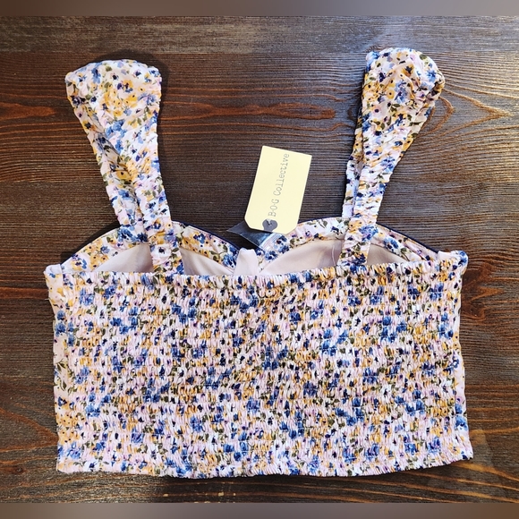 BOG Collecive Floral Corset Top NWT - Picture 7 of 16